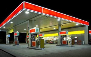 gas station